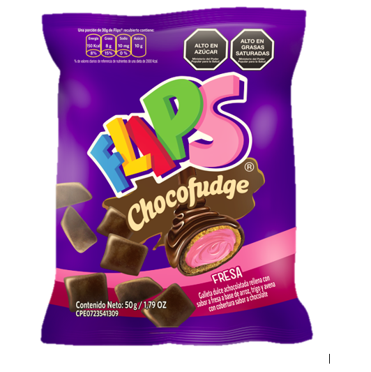 CEREAL FLIPS 50GR FRESA CHOCOFUDGE