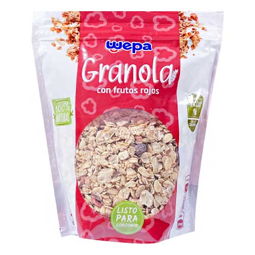 GRANOLA WEPA 200GR FRUTOS ROJOS