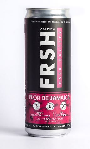 HARD SELTZER FRSH 355ML FLOR DE JAMAICA 5% ALCOHOL