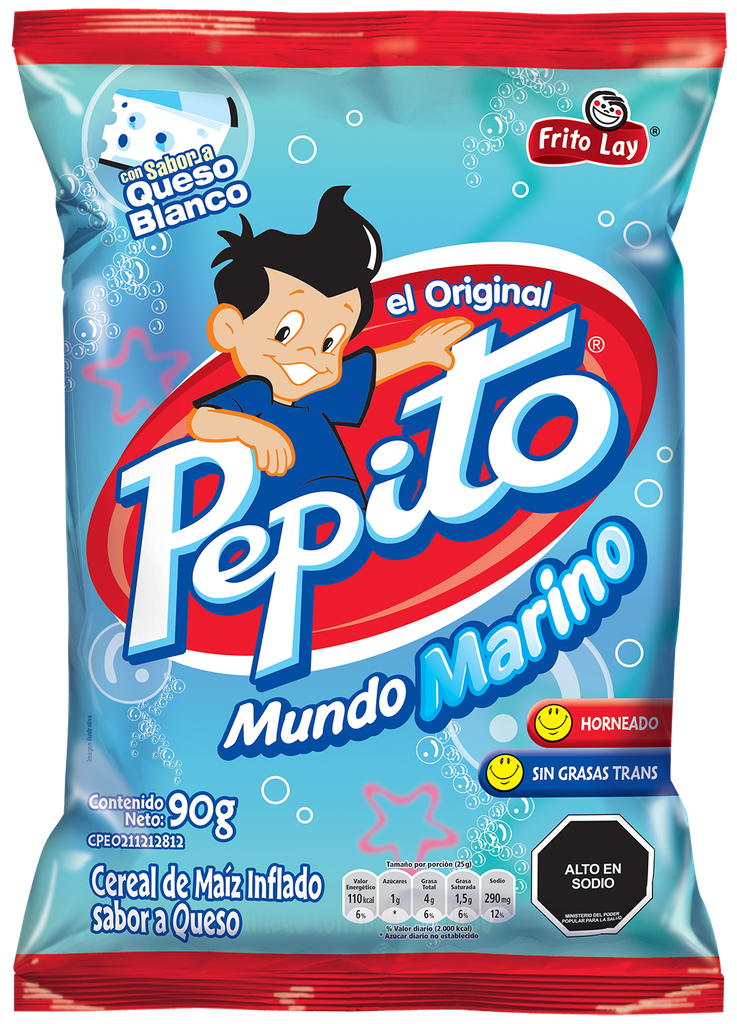 SNACK PEPITO 90GR MUNDO MARINO
