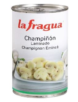 CHAMPIÑONES LA FRAGUA 370GR LAMINADOS