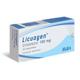 LICUAGEN 100MG X 30COMP CILOSTAZOL ELEA