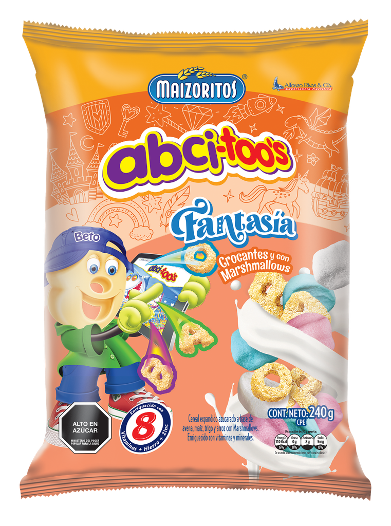 CEREAL MAIZORITOS 240GR FANTASIA ABCITOO´S