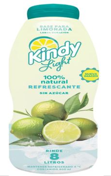 BASE DE LIMON KINDY 800ML LIGHT SIN AZUCAR