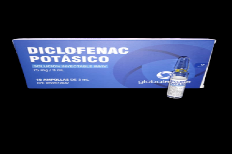 DICLOFENAC POTASICO 75MG 3ML X 1AMP GLOBAL MEDIC