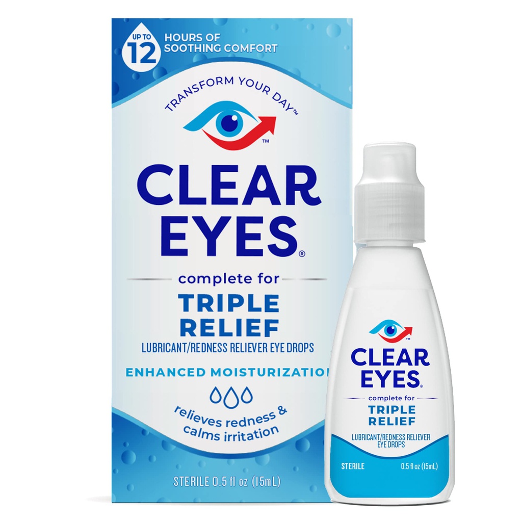 CLEAR EYES X 15ML TRIPLE ALIVIO HEALTTHCARE