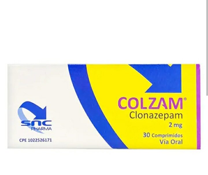 COLZAM 2MG X 30COMP CLONAZEPAM SNC PHARMA PSICOTROPICO