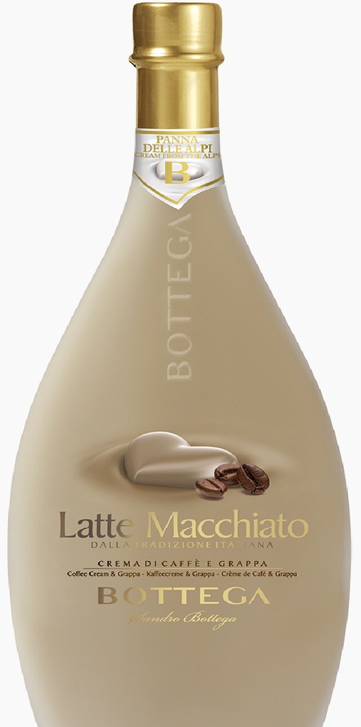 LICOR DE CREMA DE CAFE BOTTEGA 500ML LATTE MACCHIATO