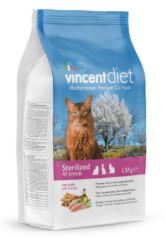 ALIMENTO P/GATO VINCENT 1.5KG POLLO DIET