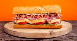 SANDWICH JAMON SERRANO QUESO AMARILLO PLANSUAREZ