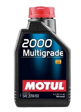 ACEITE MOTUL 1LT 20W50 2000 MULTIGRADO