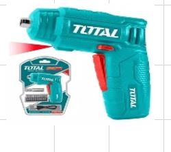 DESTORNILLADOR INALAMBRICO TOTAL 4V VESTAGO HEXAGONAL