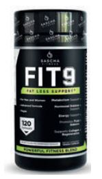 PASTILLAS FIT9 120CAP SASCHA FITNESS