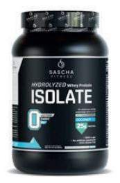 PROTEINA SASCHA FITNESS 757GR COCONUT