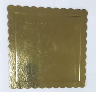 PLATO 39X39 CUADRADO DORADO