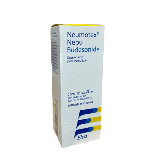 NEUMOTEX X 20ML BUDESONIDE SUSP NEBULIZAR ELEA