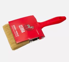 BROCHA CEBRA 4 PULG ROJA