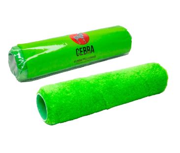 FUNDA RODILLO CEBRA 9 PULG 6MM PELO CORTO