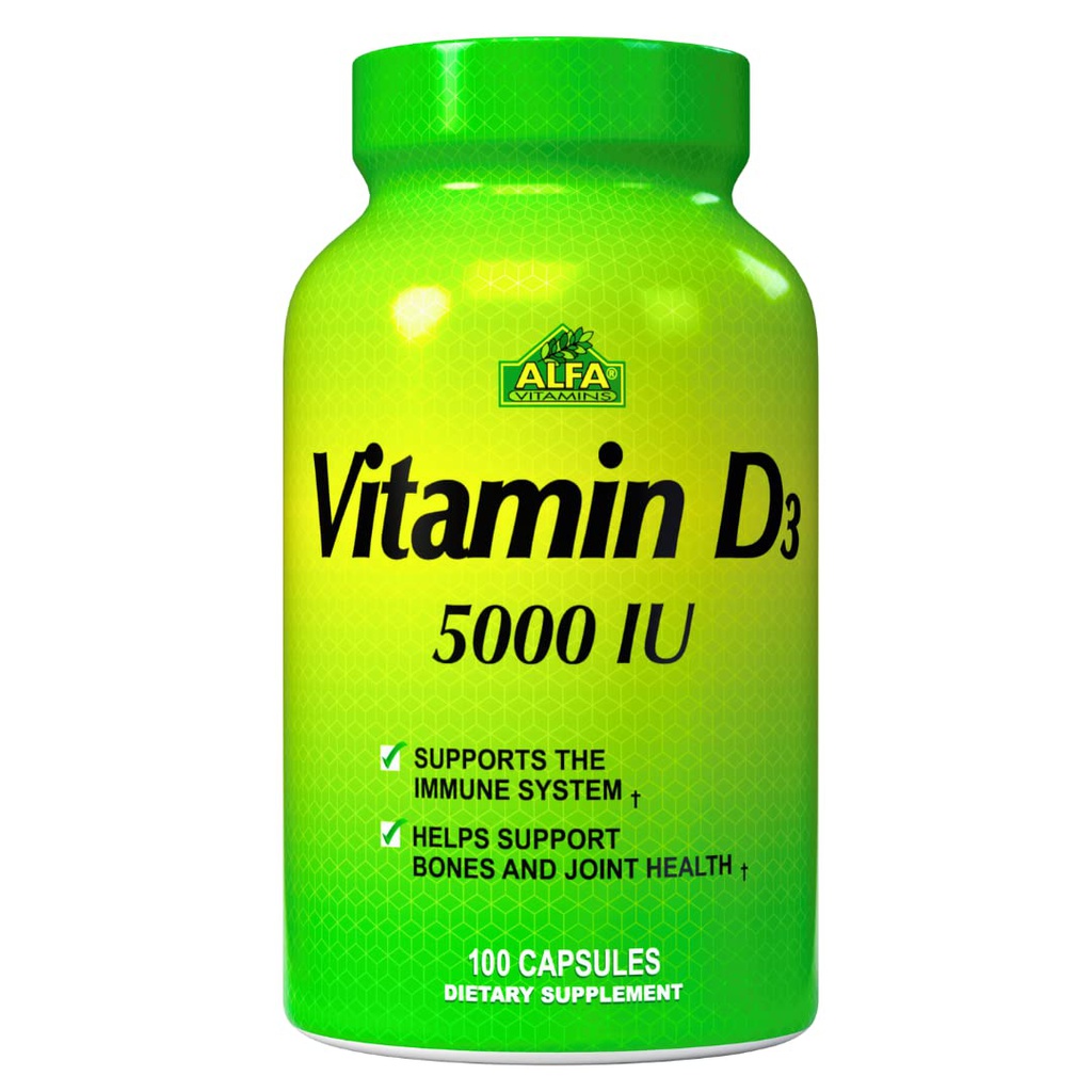 VITAMINA D3 5000IU X 100CAPS ALFA
