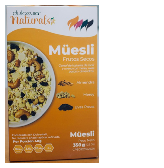 CEREAL DULCEVIA NATURAL´S 350GR MUESLI FRUTOS SECOS