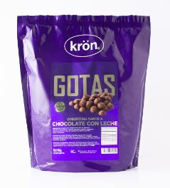 GOTAS DE CHOCOLATE KRON 1KG CON LECHE