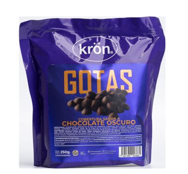 GOTAS DE CHOCOLATE KRON 250GR OSCURO