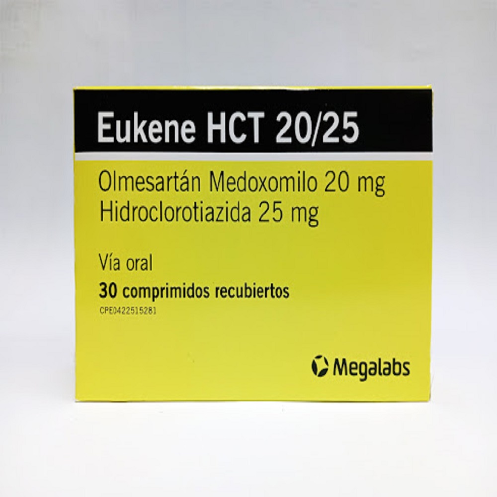 EUKENE HCT 20MG 25MG X 30COMP OLMESAR HIDRO MEGALABS