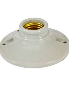 SOCATE RECEPTACULO PORCELANA BLANCO