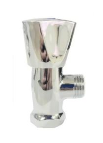 LLAVE ARRESTO 1/2" LATON MACIZO ACABADO EN CROMO