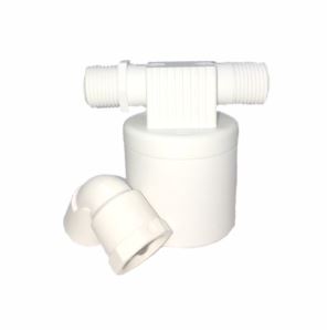 VALVULA FLOTANTE PVC 1/2" INTERIOR HORIZONTAL