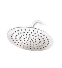 REGADERA REDONDA 8" ACERO INOXIDABLE