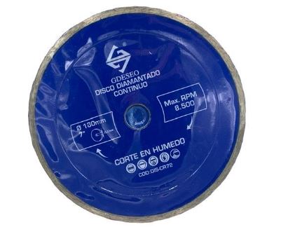 DISCO DIAMANTADO CONTINUO 7"