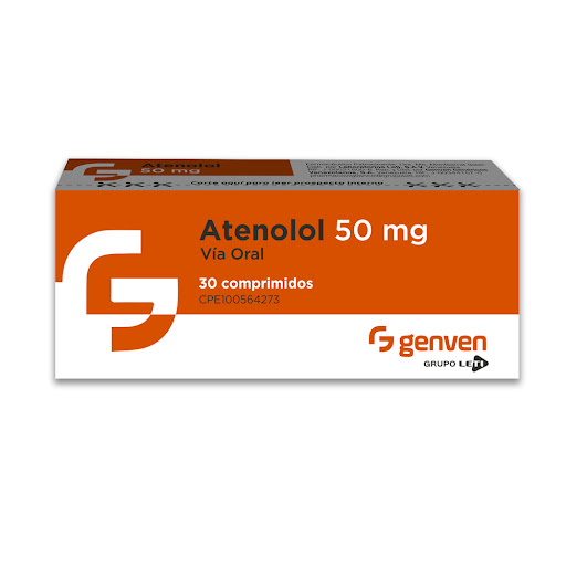 ATENOLOL 50MG X 30COMP GENVEN