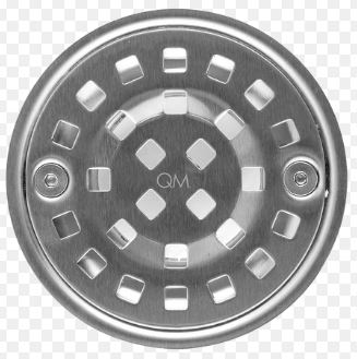 DESAGUE CENTRAL 10CM RIA CIRCULAR SATINADA