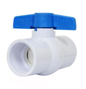 VALVULA PLASTICA 3/4" PARA PEGAR