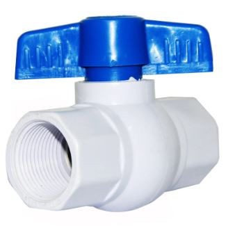 VALVULA PLASTICO 3/4" CON ROSCA