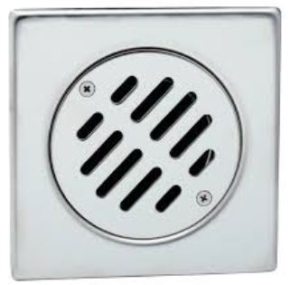 REJILLA CUADRADA ACERO INOXIDABLE 10X10CM TUBO 2"