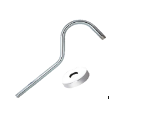 BRAZO DE DUCHA 40CMC/ROSETA CROMADO MOD CISNE