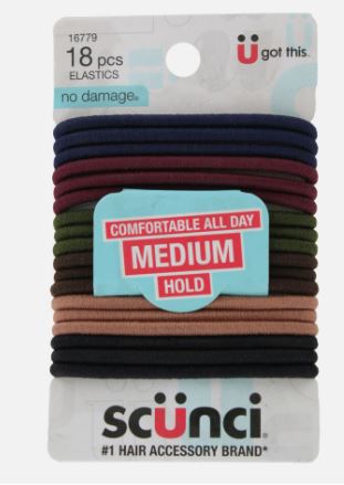 COLAS SCUNCI 18UND ELASTICAS COLORES SURT