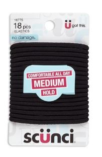 COLAS SCUNCI 18UND ELASTICAS NEGRAS