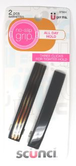 GANCHOS SCUNCI 2UND NEGRO-CEBRA