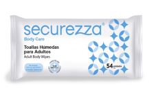 TOALLAS HUMEDAS SECUREZZA 54UND BODY CARE
