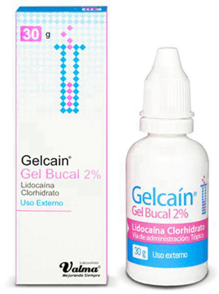 GELCAIN 2% X 30G LIDOCAINA GEL BUCAL VALMA