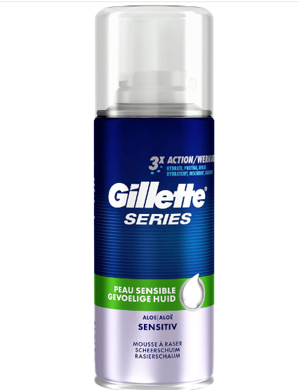 ESPUMA AFEITAR GILLETTE 300GR FOAMY SENSITIVE ALOE
