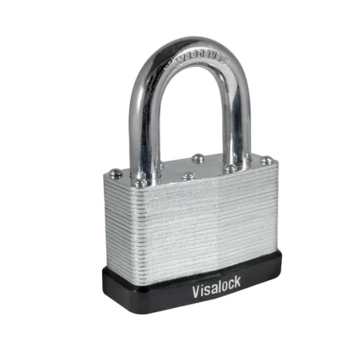 CANDADO VISALOCK LAMINADO 50MM BLISTER
