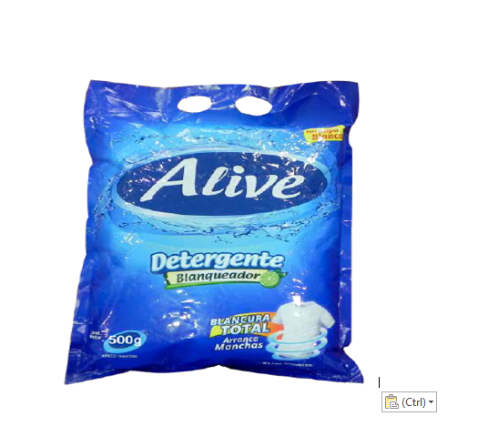 DETERGENTE ALIVE 500GR AZUL