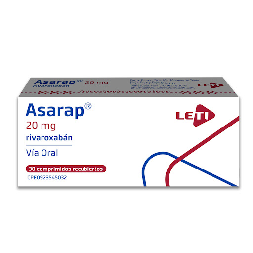 ASARAP 20MG X 30COMP RIVAROXABAN LETI
