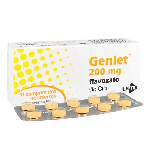 GENLET 200MG X 10COMP FLAVOXATO LETI