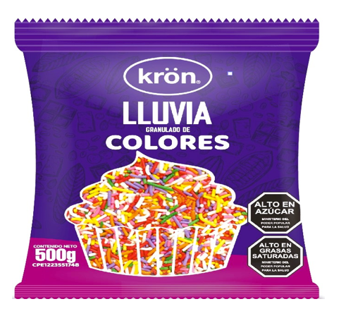 LLUVIA DE COLORES KRON 500GR