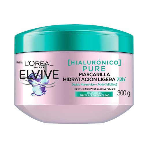 TRATAMIENTO CAPILAR ELVIVE 300ML PURE HIALURONICO